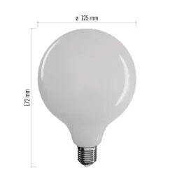 LED žiarovka G125 18W E27 teplá biela - 1525733253