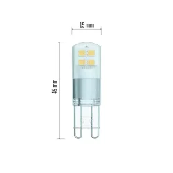 LED žiarovka Classic JC 1,9W G9 teplá biela - 1525736207