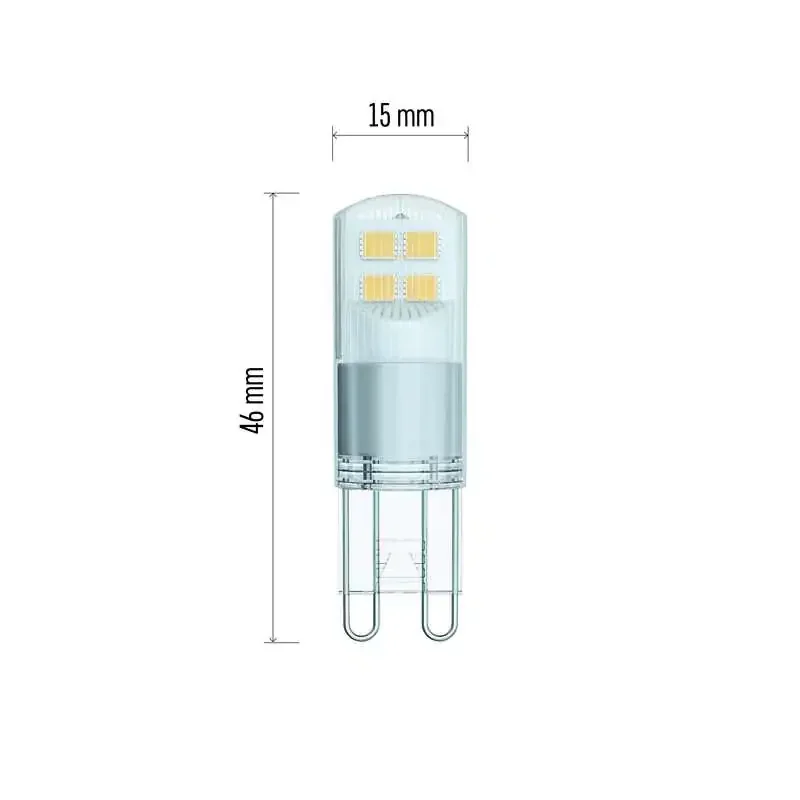 LED žiarovka Classic JC 1,9W G9 teplá biela - 1525736207