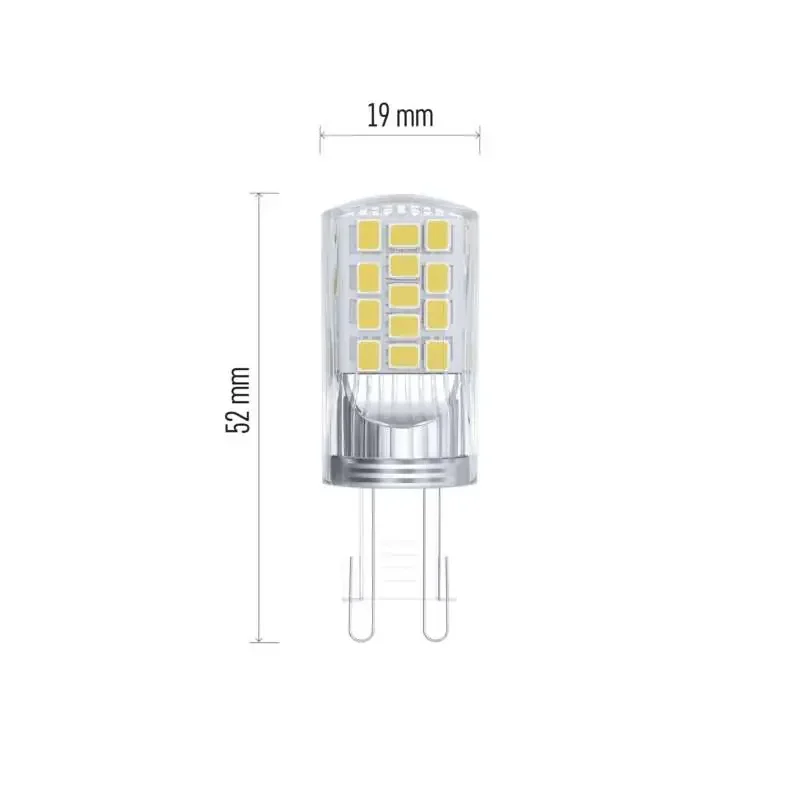 LED žiarovka Classic JC 4W G9 teplá biela - 1525736210