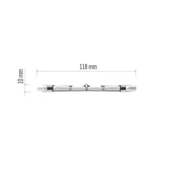 Lineárna halogénová žiarovka J118 140W R7s teplá biela - 1527101400