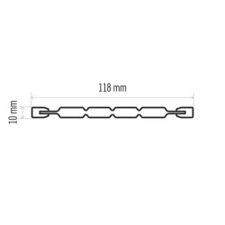 Lineárna halogénová žiarovka J118 140W R7s teplá biela - 1527101400