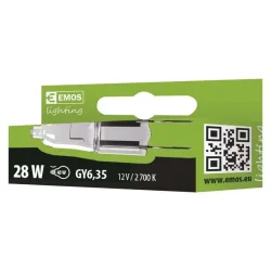 Halogénová žiarovka ECO JC 28W 12V G6,35 teplá biela, stmievateľná - 1528012800