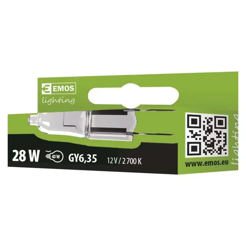 Halogénová žiarovka ECO JC 28W 12V G6,35 teplá biela, stmievateľná - 1528012800