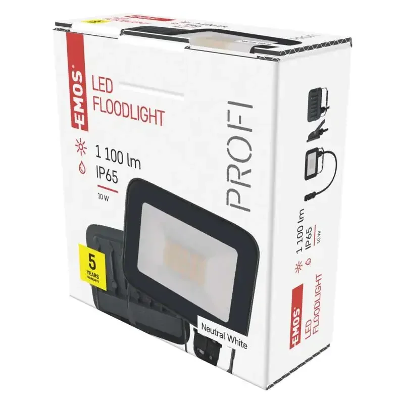 LED reflektor INOVO 10 W, sivý, neutrálna biela - 1531242612