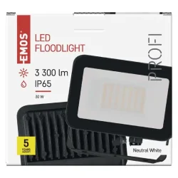 LED reflektor INOVO 30 W, sivý, neutrálna biela - 1531242632