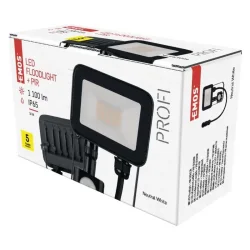 INOVO LED reflektor so senzorom pohybu, 10 W, sivý, neutrálna biela - 1531242712