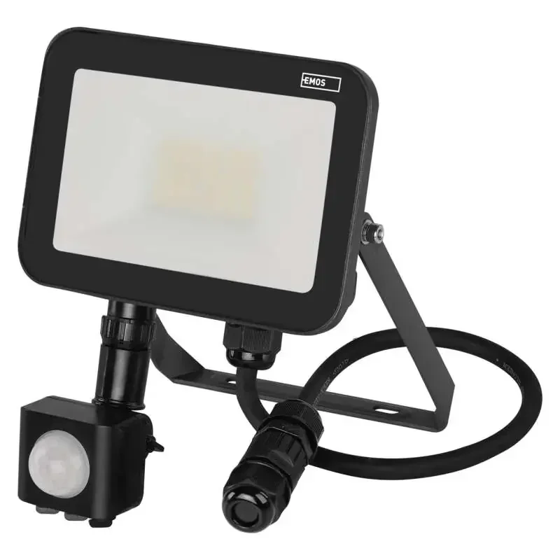 INOVO LED reflektor so senzorom pohybu, 20 W, sivý, neutrálna biela - 1531242722
