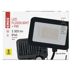 INOVO LED reflektor so senzorom pohybu, 30 W, sivý, neutrálna biela - 1531242732