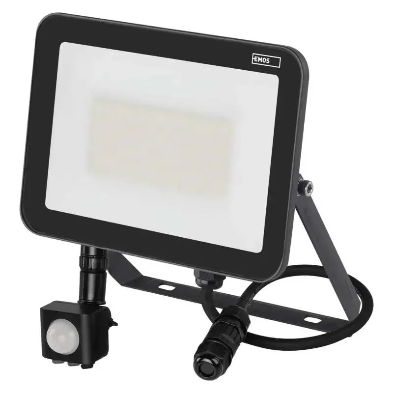 INOVO LED reflektor so senzorom pohybu, 50 W, sivý, neutrálna biela - 1531242742