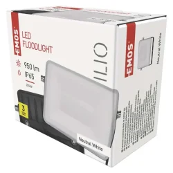 ILIO 10,5 W LED reflektor, čierny, neutrálna biela - 1531252510