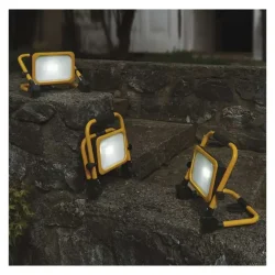 ACCO LED reflektor, dobíjací, prenosný, 20 W, žltý, studená biela - 1531282200