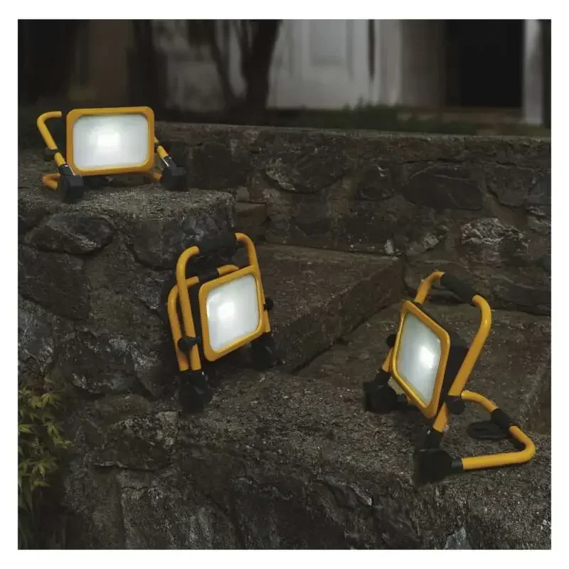 ACCO LED reflektor, dobíjací, prenosný, 30 W, žltý, studená biela - 1531283200