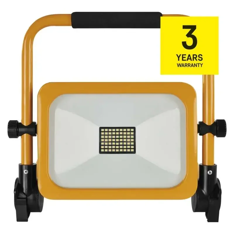 ACCO LED reflektor, dobíjací, prenosný, 30 W, žltý, studená biela - 1531283200