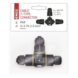 Kábel T-konektor plast, IP68 - 1531900030