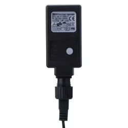 Vianočná reťaz LED pulzujúca, 12 m, jantárová/červená, časovač - 1534190800