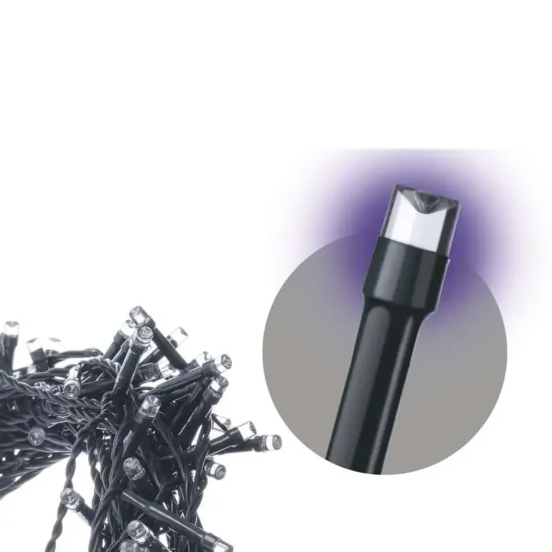 Pripojenie štandardnej vianočnej reťaze LED, 10 m, fialová - 1534990036 Pripojenie štandardnej vianočnej reťaze LED, 10 m, fialová - 1534990036