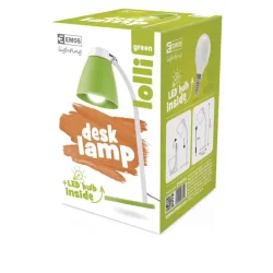 Stolná lampa LOLLI s LED žiarovkou, zelená - 1538110400