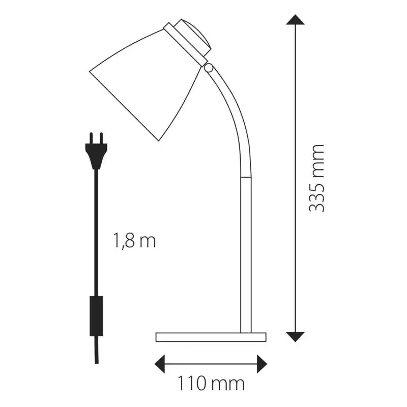 Stolná lampa LOLLI s LED žiarovkou, zelená - 1538110400