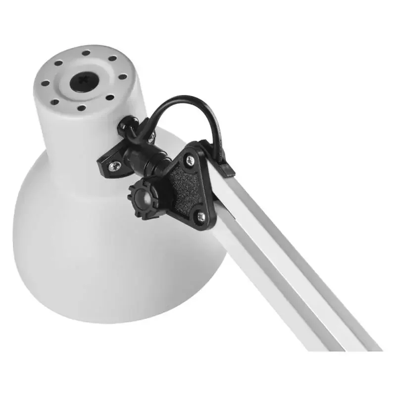 Stolná lampa LUCAS pre žiarovku E27, biela - 1538169000