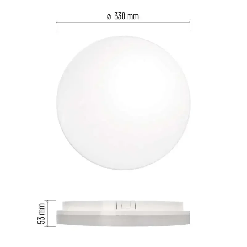 LED svietidlo so senzorom pohybu TORI 33 cm, 24 W, neutrálna biela, IP54 - 1539085240