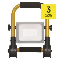 Prenosný LED reflektor ILIO, 21 W, čierna/žltá, neutrálna biela - 1542033220