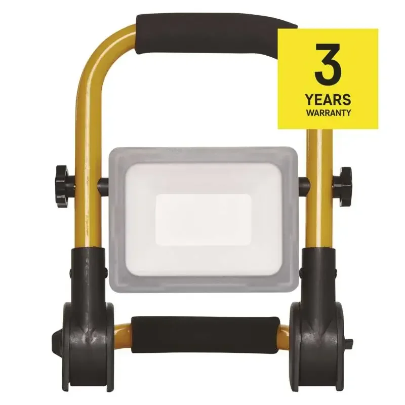 Prenosný LED reflektor ILIO, 21 W, čierna/žltá, neutrálna biela - 1542033220