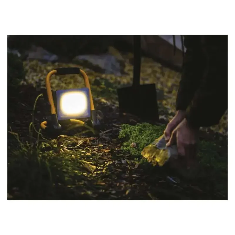 Prenosný LED reflektor ILIO, 31 W, čierna/žltá, neutrálna biela - 1542033320