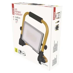 Prenosný LED reflektor ILIO, 51 W, čierna/žltá, neutrálna biela - 1542033420