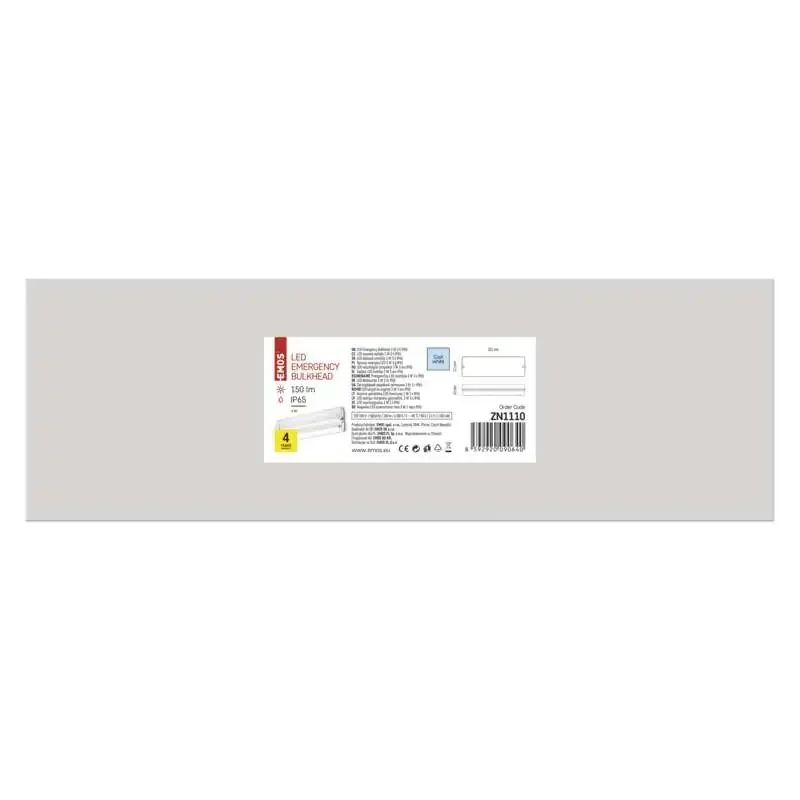 LED núdzové osvetlenie NESSI 3 W, 3 h, IP65 - 1548111000