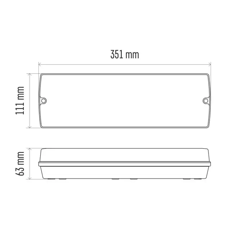 LED núdzové osvetlenie NESSI 3 W, 3 h, IP65 - 1548111000