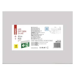 CESSI 3 W, 3 h LED núdzové osvetlenie - 1548121000 CESSI 3 W, 3 h LED núdzové osvetlenie - 1548121000