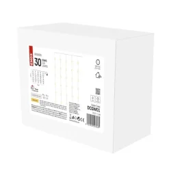 LED vianočný záves - hviezdy, 120x90 cm, vnútorný a vonkajší, teplá biela, časovač - 1550000028
