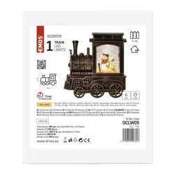 LED vianočný stromček 17x16 cm, 3x AA, vnútorný, teplá biela, časovač - 1550000042