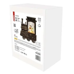 LED vianočný stromček 17x16 cm, 3x AA, vnútorný, teplá biela, časovač - 1550000042
