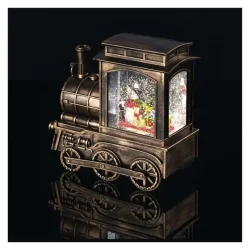 LED vianočný stromček 17x16 cm, 3x AA, vnútorný, teplá biela, časovač - 1550000042