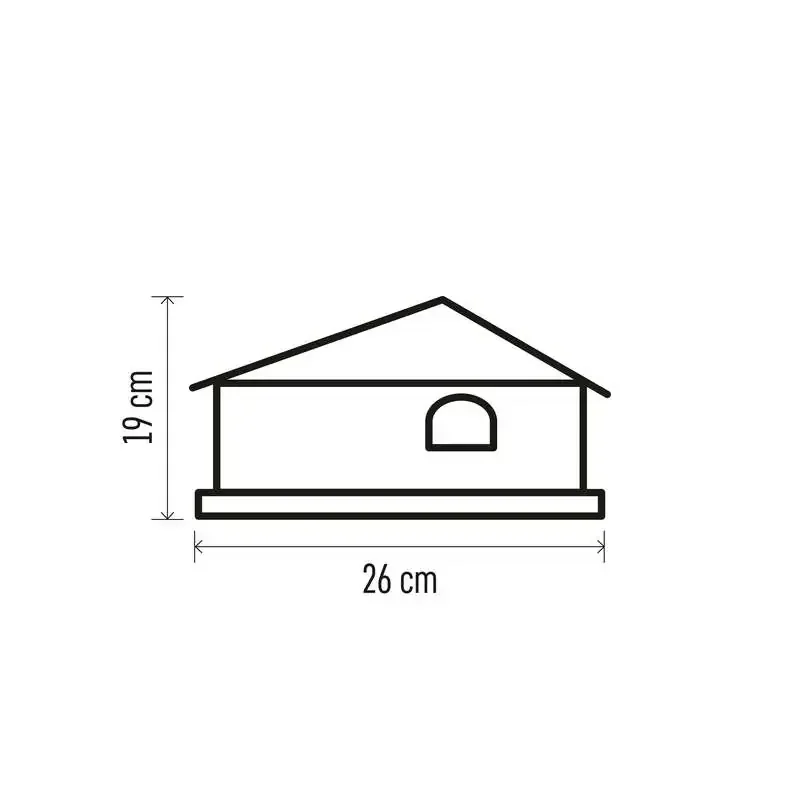LED drevený vianočný betlehem, 19 cm, 3x AA, vnútorný, teplá biela, časovač - 1550000045