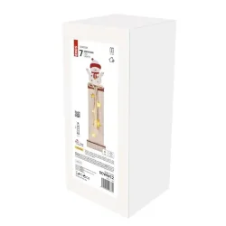 LED drevená dekorácia - snehuliak, 46 cm, 2x AA, vnútorná, teplá biela, časovač - 1550000063