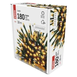 LED vianočná reťaz, 18 m, vnútorná a vonkajšia, vintage, časovač - 1550041004