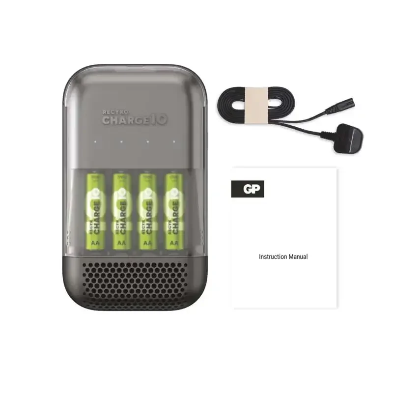 GP Charge 10 S491 + 4× AA ultra rýchla nabíjačka - 1604849120