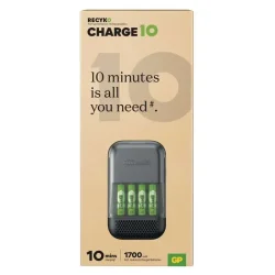GP Charge 10 S491 + 4× AA ultra rýchla nabíjačka - 1604849120