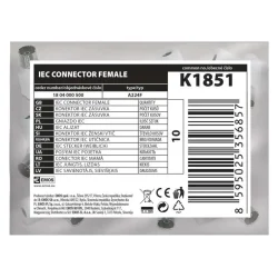 Konektor IEC, 10 ks - 1804000500