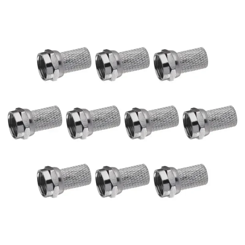 Konektor F vidlica pre koaxy CB50, CB100, 10 ks - 1807100500