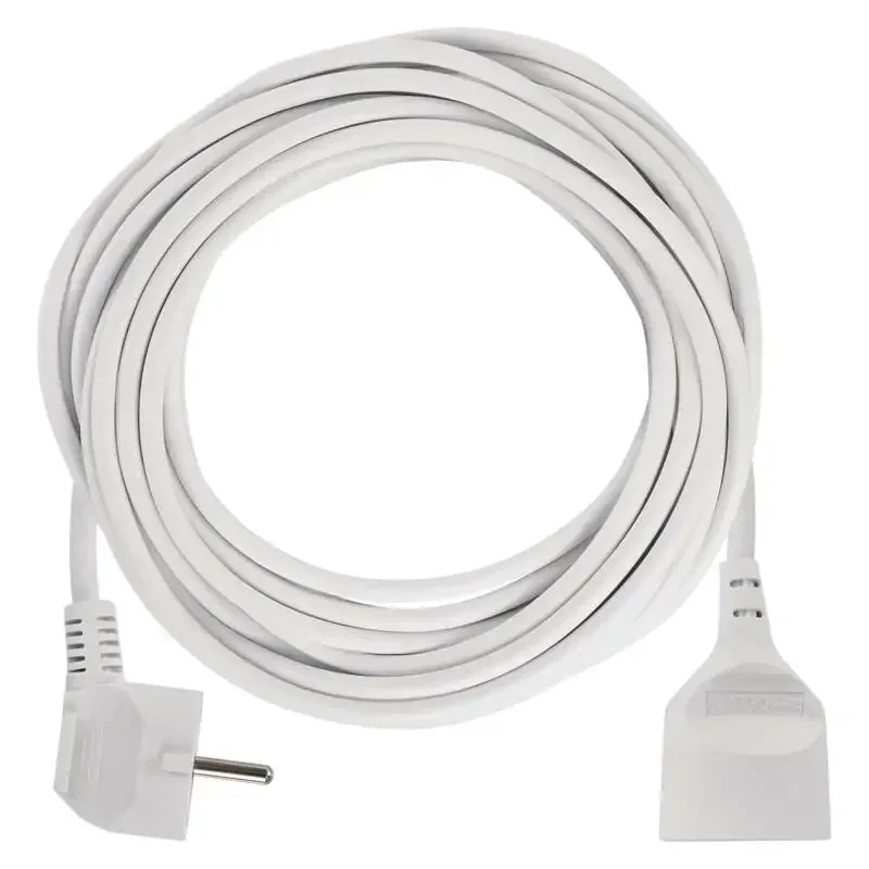 Predlžovací kábel 10 m / 1 zásuvka / biely / PVC / 1,5 mm2 - 1901011004