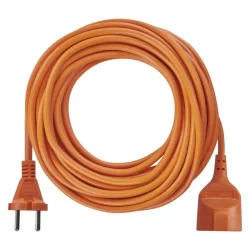 Dvojžilový plávajúci kábel 20 m / 1 zásuvka / oranžová / PVC / 230 V / 1,5 mm2 - 1901012016