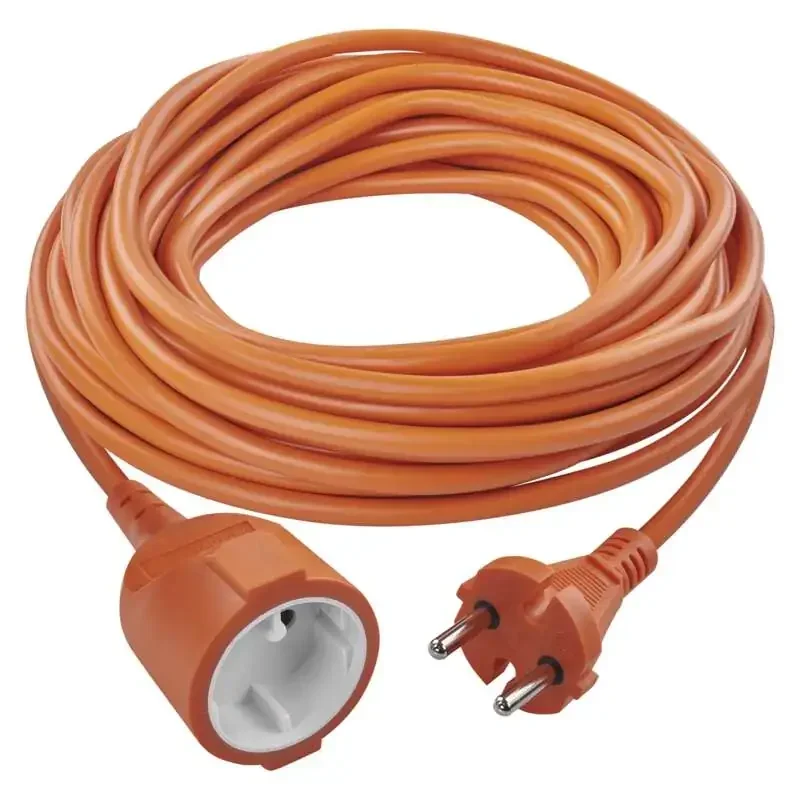 Dvojžilový plávajúci kábel 20 m / 1 zásuvka / oranžová / PVC / 230 V / 1,5 mm2 - 1901012016