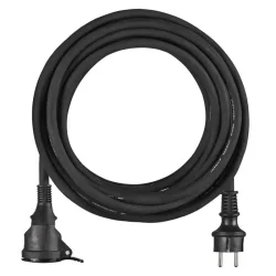 Gumový predlžovací kábel - konektor, 10 m, 3x 1,5 mm2 - 1901211000