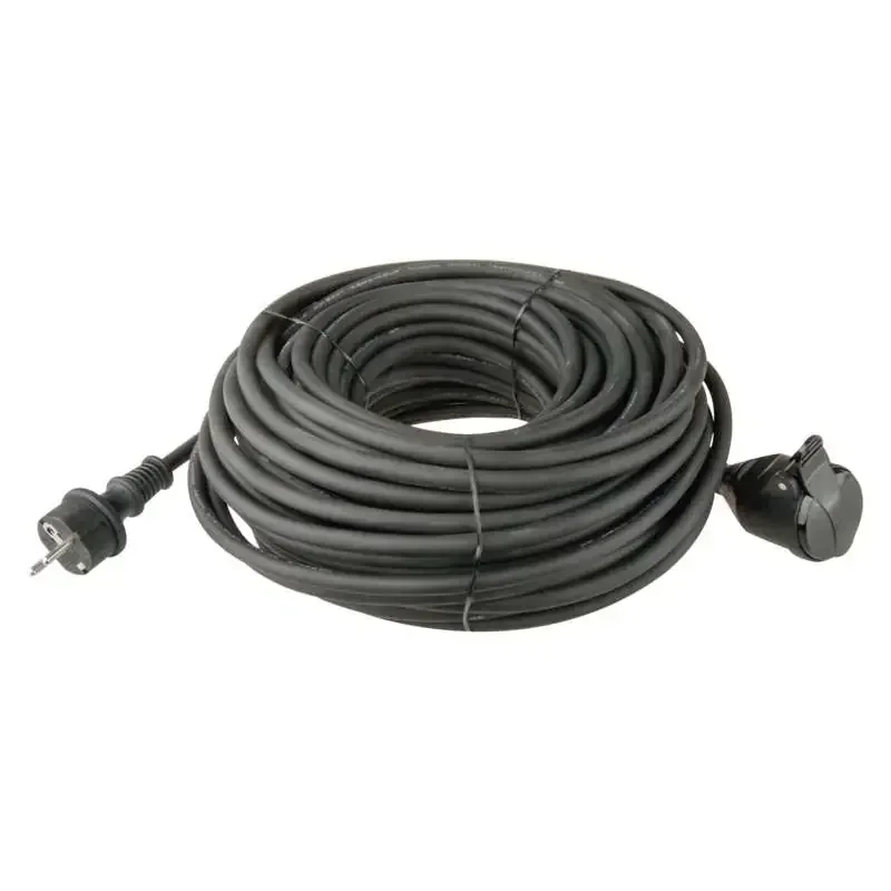 Gumový predlžovací kábel - konektor, 30 m, 3x 1,5 mm2 - 1901213000