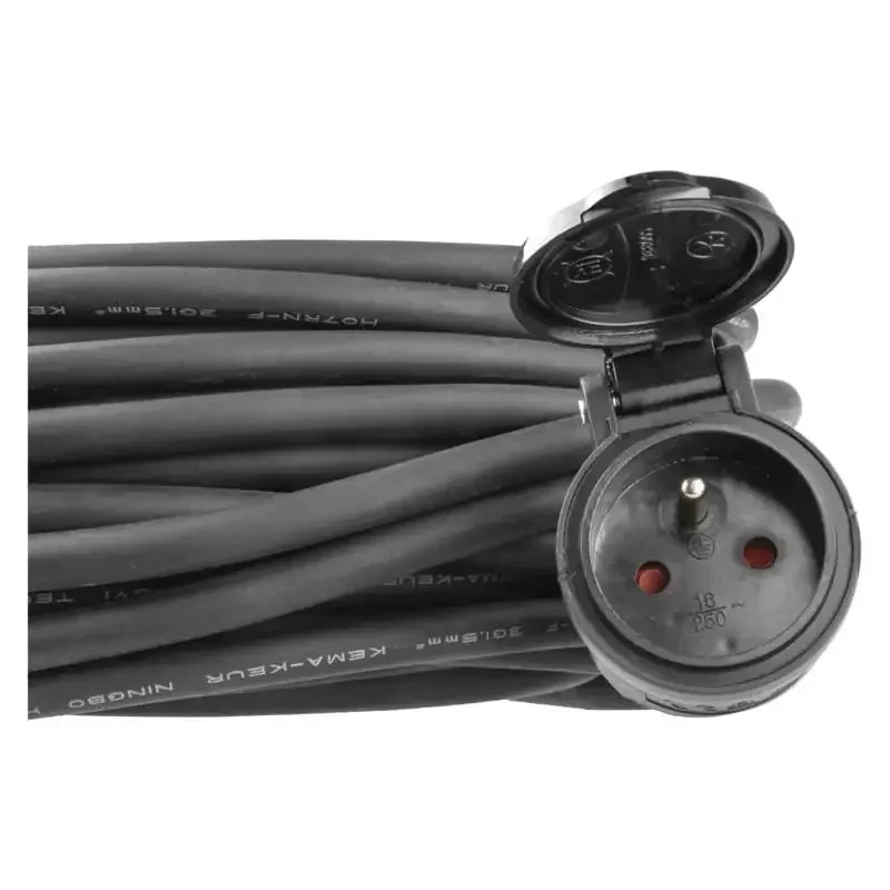 Gumový predlžovací kábel - konektor, 30 m, 3x 1,5 mm2 - 1901213000
