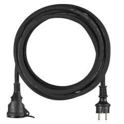 Neoprénový predlžovací kábel - konektor, 5 m, 3x 1,5 mm2 - 1902010500